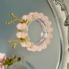 Natural Rose Quartz Bracelet - Emotion & Energy