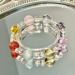 Natural Multicolor Crystal Bracelet - Energy & Healing