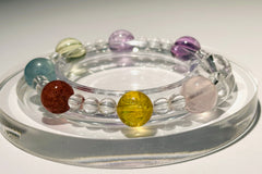 Natural Multicolor Crystal Bracelet - Energy & Healing
