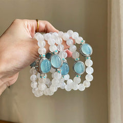 Natural Blue Moonlight Bracelet - Mystery & Tranquility