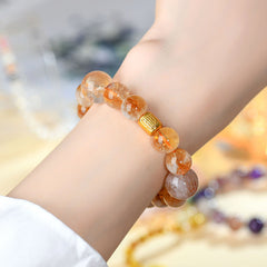 Natural Lucky Yellow Tower Crystal Bracelet - Wealth & Energy
