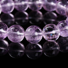 Natural Ice Transparent Lavender Amethyst Bracelet - Spirituality & Wisdom