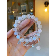 Natural Blue Moonlight Bracelet - Mystery & Tranquility