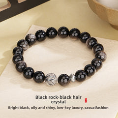 Natural Obsidian Bracelet - Luck & Protection