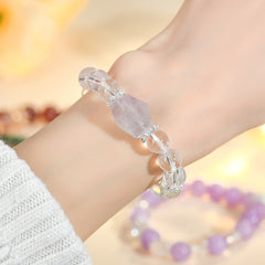 Natural Original White Crystal Bracelet - Emotion & Wisdom