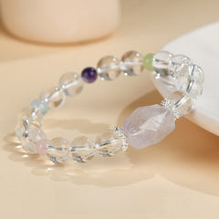 Natural Original White Crystal Bracelet - Emotion & Wisdom