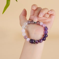 Natural Amethyst Multi-Gem Bracelet - Awakening & Healing
