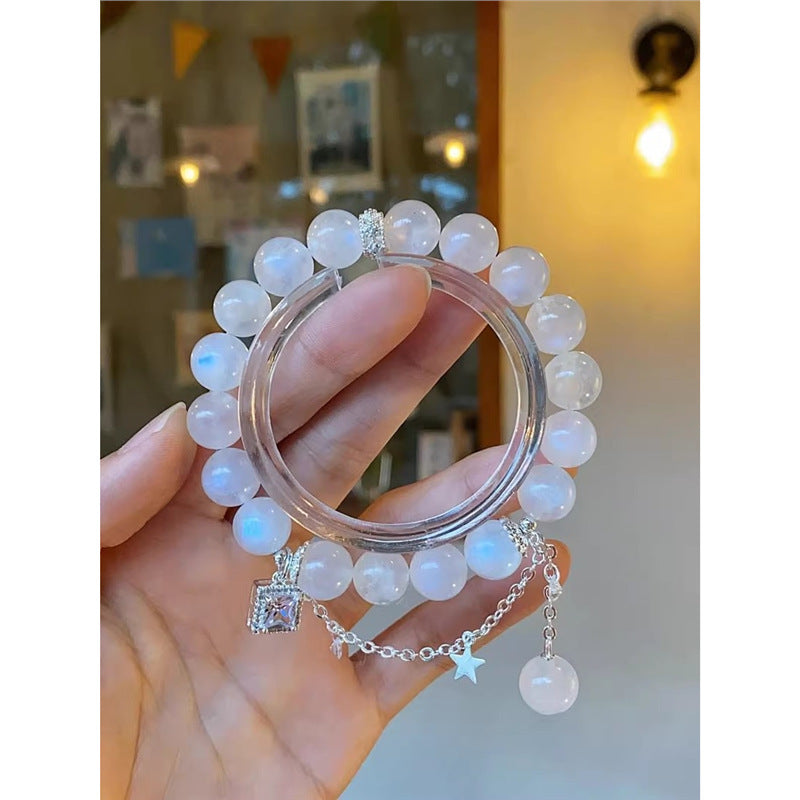 Natural Blue Moonlight Bracelet - Mystery & Tranquility